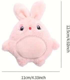 Inspired Finds Cartoon Plush Mouse & Rabbit Pet Toy For Cats And Dogs rabbit