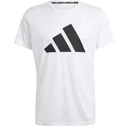 ADIDAS Herren T-Shirt Run It, Größe M in Weiß Weiß