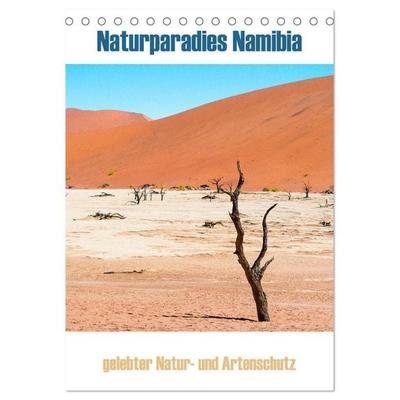 Naturparadies Namibia (Tischkalender 2027 DIN A5 hoch), CALVENDO Monatskalender