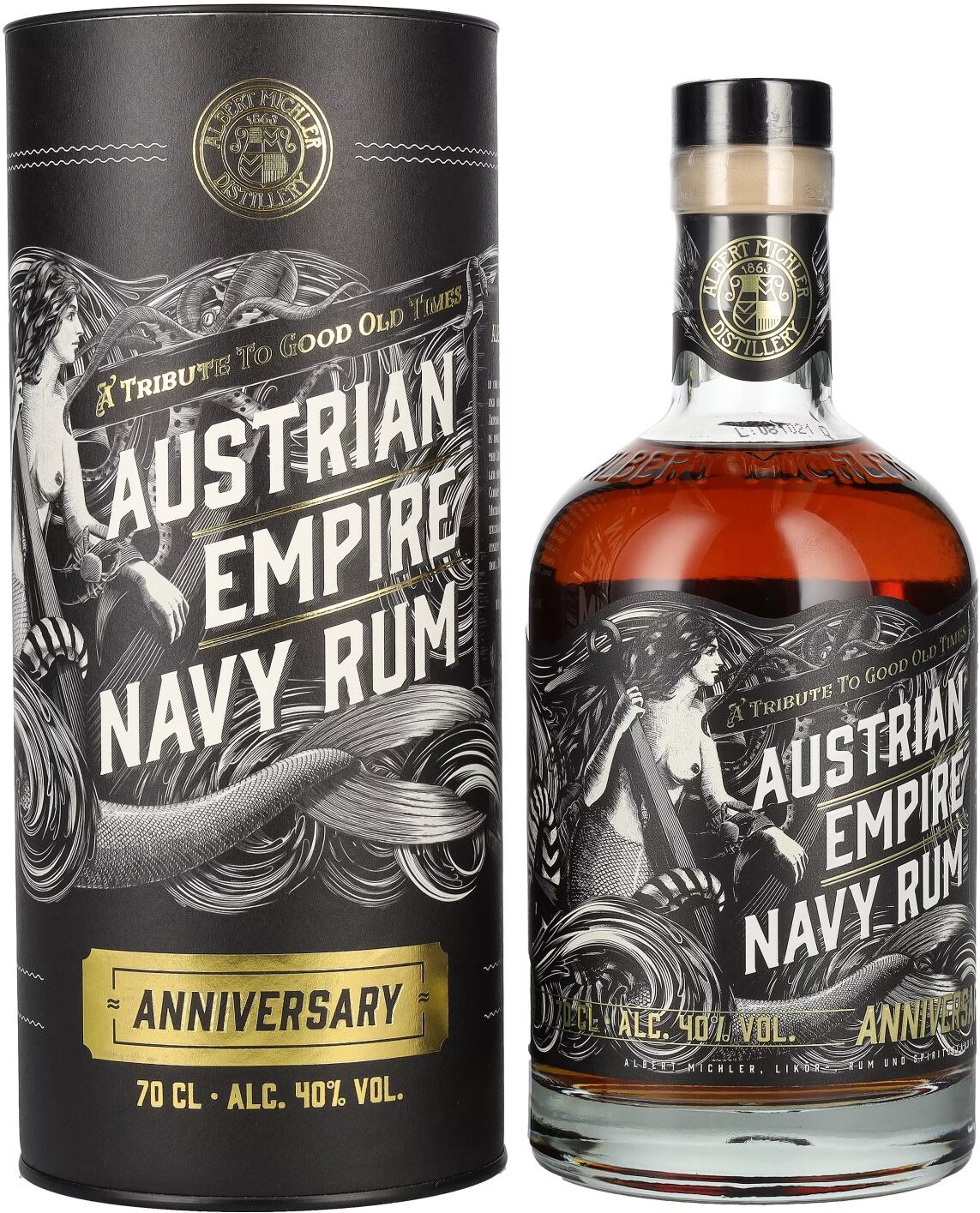 Austrian Empire Navy Rum ANNIVERSARY 40% Vol. 0,7l in Geschenkbox