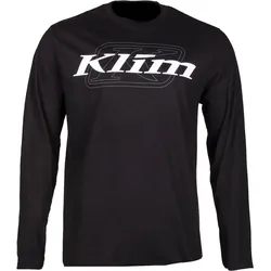 Klim K Corp, T-Shirt langarm - Schwarz/Weiß - S