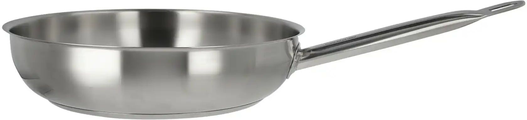 Meisterkoch Edelstahlpfanne tief Ø 28 cm  CELSUS ¦ silber ¦ Edelstahl ¦ Maße
