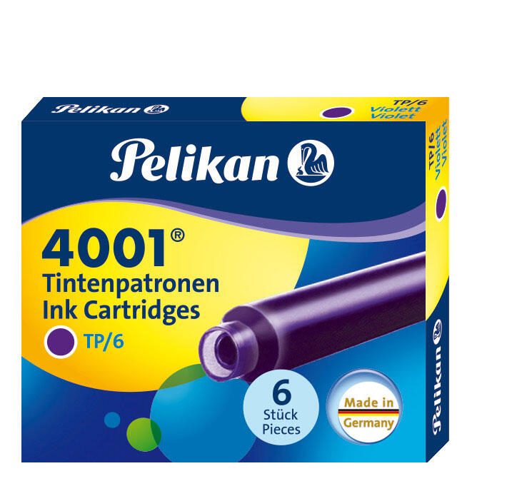 Pelikan Tintenpatronen für Füller violett 400142568