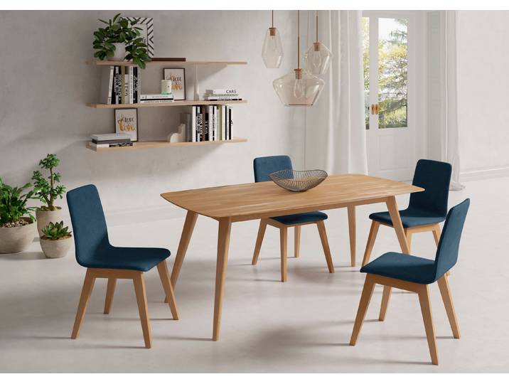 Esstisch, Massivholz, Buche, 180×90 cm, Rechteckig, Modern, Inosign