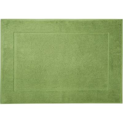 Badematte FRAMSOHN FROTTIER "Uni Basic Hotelmatte" Gr. 4, grün (moss grün), H:11mm, Baumwolle, Badematten, Badematte, große Farbpalette, Hergestellt in Österreich, Badezimmerteppich