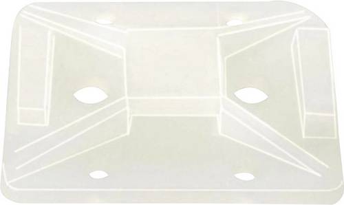 HellermannTyton TY8G1S-PA66-NA-C1 Befestigungssockel selbstklebend, schraubbar 151-11819halogenfrei, UV-stabilisiert