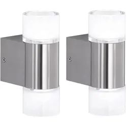 Décoshop26 - Set mit 2 LED-Trio-Wandleuchten RL181 mit Strahlern und Leuchtmitteln 04_0007283 04_0007283