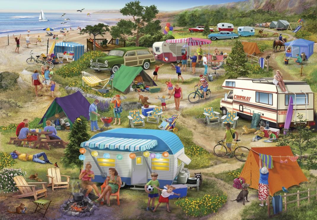 Bluebird Puzzel Strandlandschap Beperkte Ruimte 1000-delige puzzel