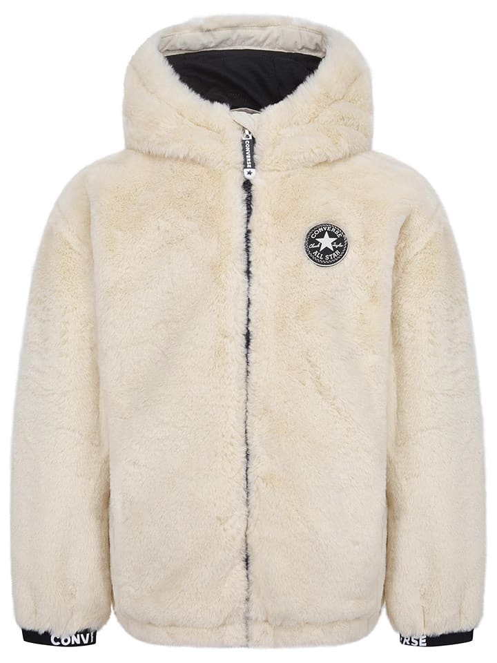Converse Fleecejacke in Creme - 110/116