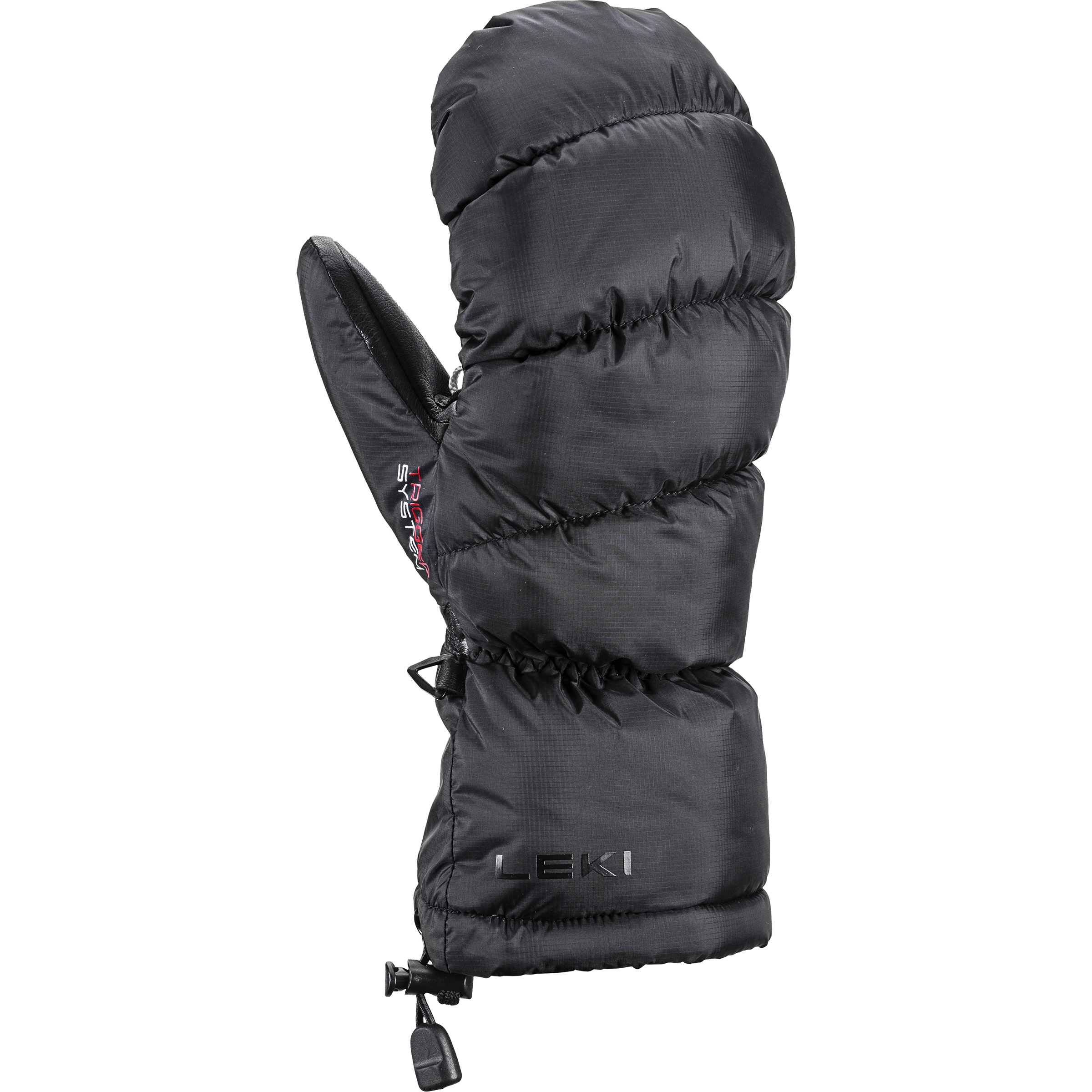 Leki Glace 3D Damen Fäustlinge schwarz Größe 7 Skifahren Elastisch Wasserabweisend