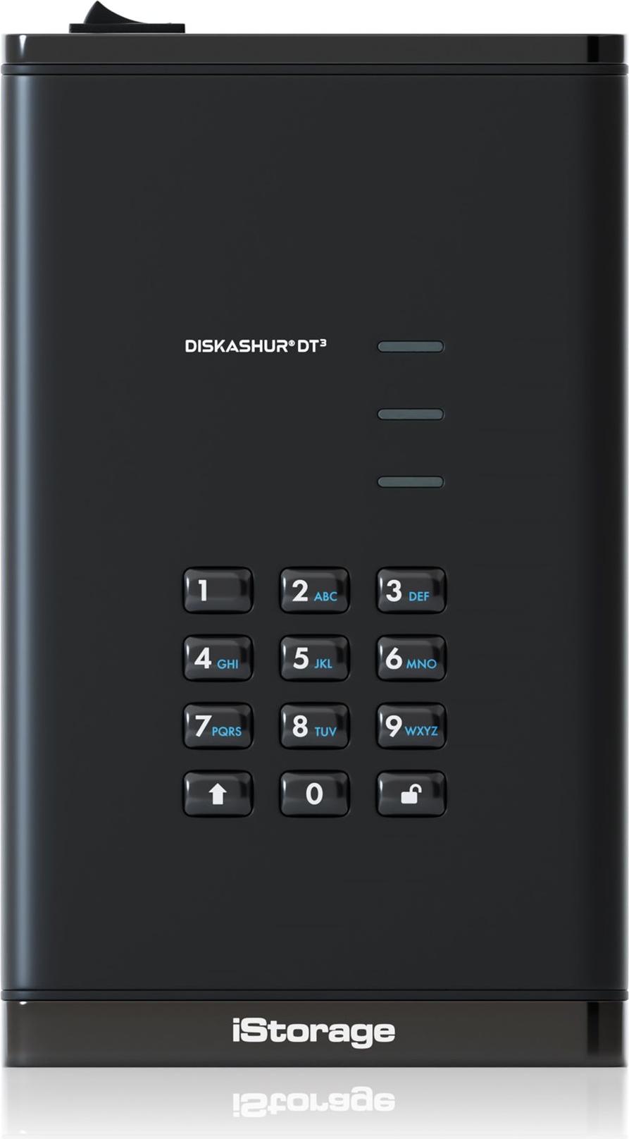 iStorage diskAshur PRO3 HDD 256-bit 5TB FIPS 140-3 Level 3, 5 TB, 3.2 Gen 1 (3.1 Gen 1), Schwarz