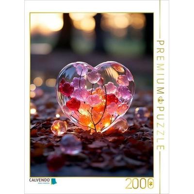 CALVENDO Puzzle Glas-Herz | 2000 Teile Lege-Größe 90x67cm Foto-Puzzle für glückliche Stunden, Sonstige von , Calvendo Puzzle