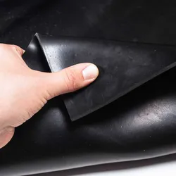 Gummi Gummiläufer Gummimatte SBR Schutzmatte Bodenbelag GLATT Schwarz 3 mm Stark 100 cm Breite - 140 x 100 cm