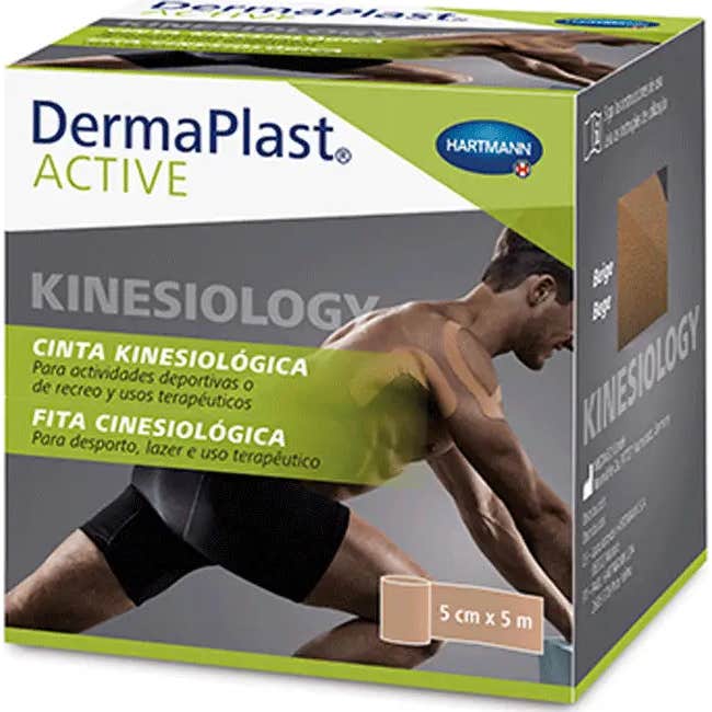 Dermaplast Active Cinta Kinesiológica 5 cmx5 M Beige 1 ud