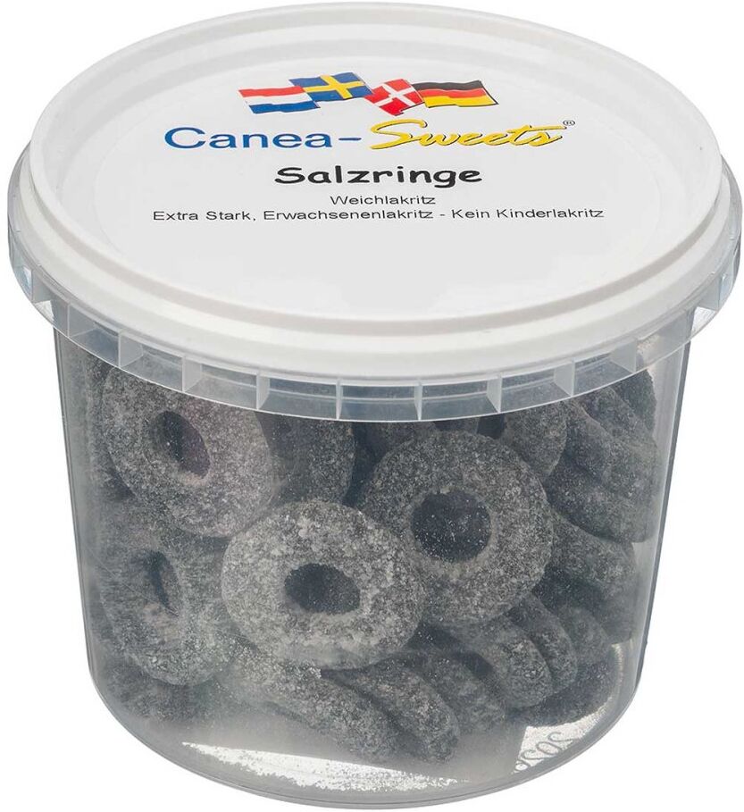 Canea-Sweets Salzringe Lakritz 135g