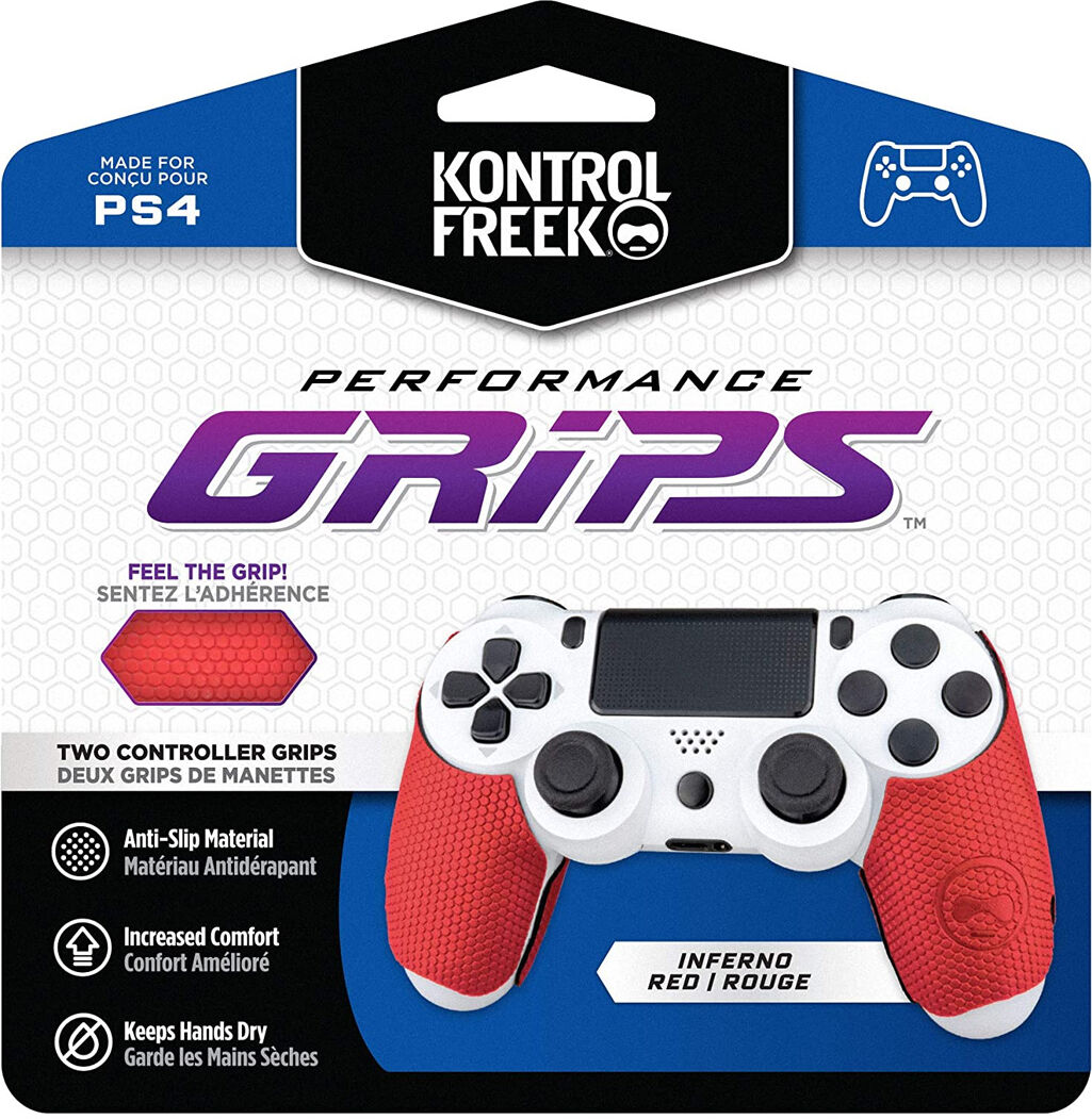 Kontrolfreek Performance Grips Inferno Red - Ps4