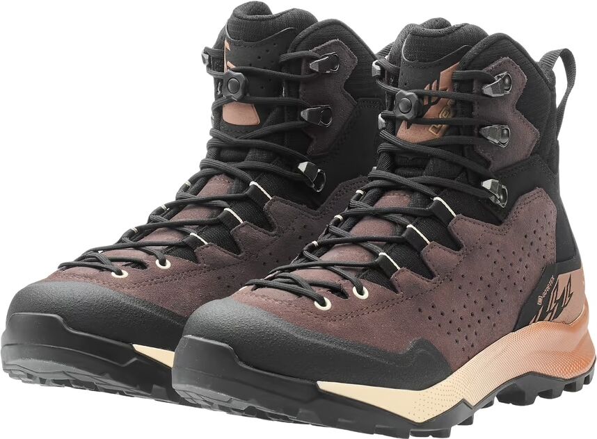 Wanderschuh LOWA "LOWA EXPLORER GORE-TEX MID WS", Damen, Gr. 42, altrosa, ton, Textil, Veloursleder, Schuhe Wanderschuh, wasserdicht, winddicht,atmungsaktiv dank GORE-TEX Membrane altrosa, ton 42