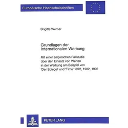 Grundlagen der Internationalen Werbung, Fachbücher von Brigitte Werner