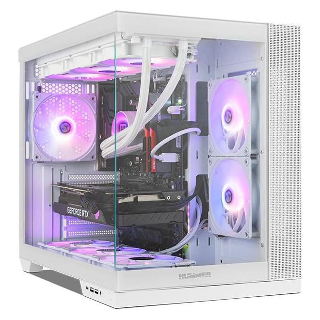 Nox Hummer Astra Neo White (ATX, mATX, Mini-ITX) (NXHUMMERASTRANEOWH)