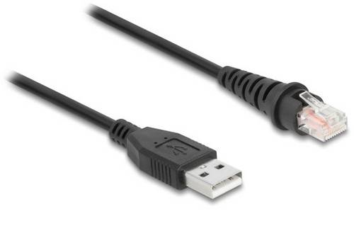 Delock USB-Kabel USB 2.0 USB-A Stecker, RJ50 2.00m Schwarz 90611