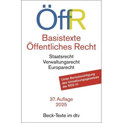 Basistexte Öffentliches Recht, Taschenbuch von , dtv, 978-3-423-53313-3