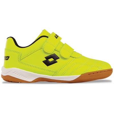 Hallenschuh LOTTO, Kinder, Gr. 37, gelb (fr.gelb, schwarz), Synthetik, mehrfarbig, Schuhe Hallenschuh, - mit nicht-färbender Sohle