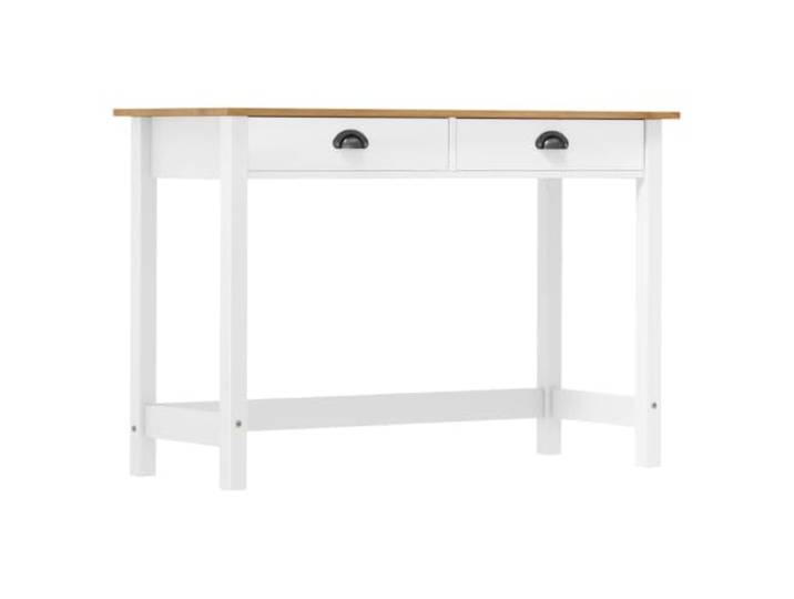 KPOUTRFG Konsolentisch Hill mit 2 Schubladen 110x45x74 cm Kiefernholz Massiv Kiefernholz, 2 Schubladen, kompakt, pflegeleicht, vielseitig für Flur und Wohnbereich