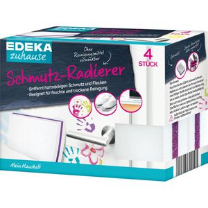 Edeka Schmutzradierer zuhause, Schwamm für Wände, Tapeten, Schuhe, 4 Stück
