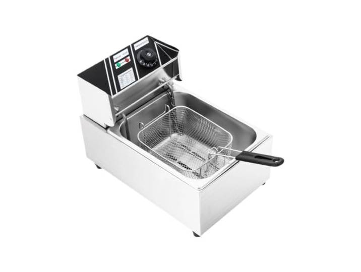 Fritteuse, 6L Edelstahl, Elektrische Churros-Maschine Mit Korb