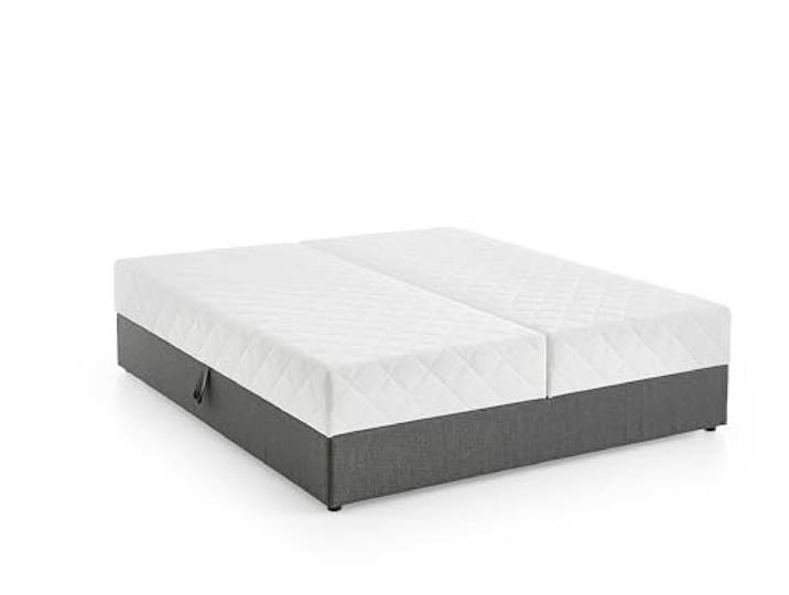 Atlantic Home Collection Stauraum- Boxbett Belina ohne Kopfteil, Anthrazit