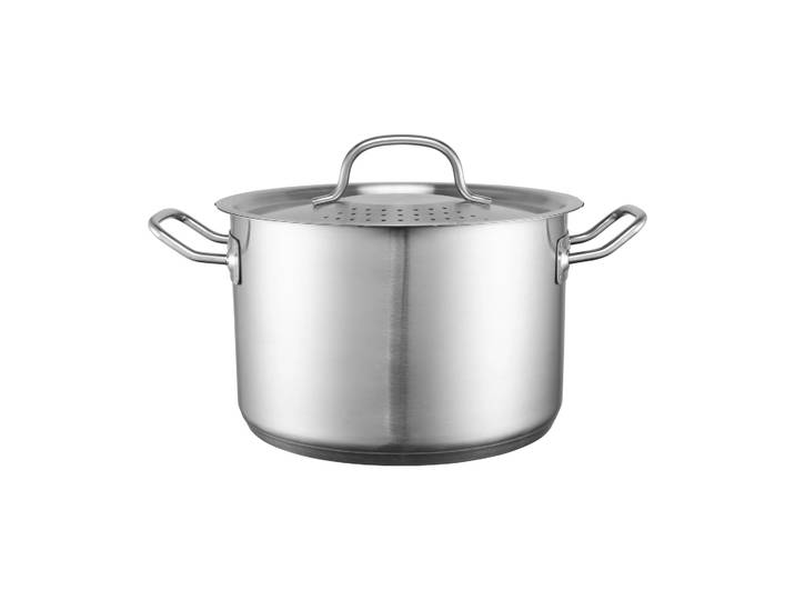 Heirol Casserole avec couvercle et passoire intégrée Steely Heirol 5 litres