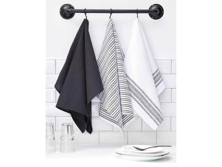 Torchons de cuisine assortis - lot de 3 - Blancheporte