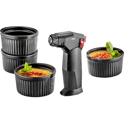 GEFU Crème Brûlée-Set 5-tlg. ZUCA - B/H/T ca. 3.50x13.00x9.00