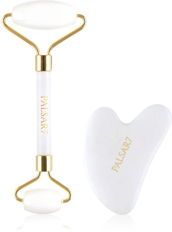 PALSAR7 Massage Roller and Guasha White Jade rouleau de massage visage et accessoire de massage