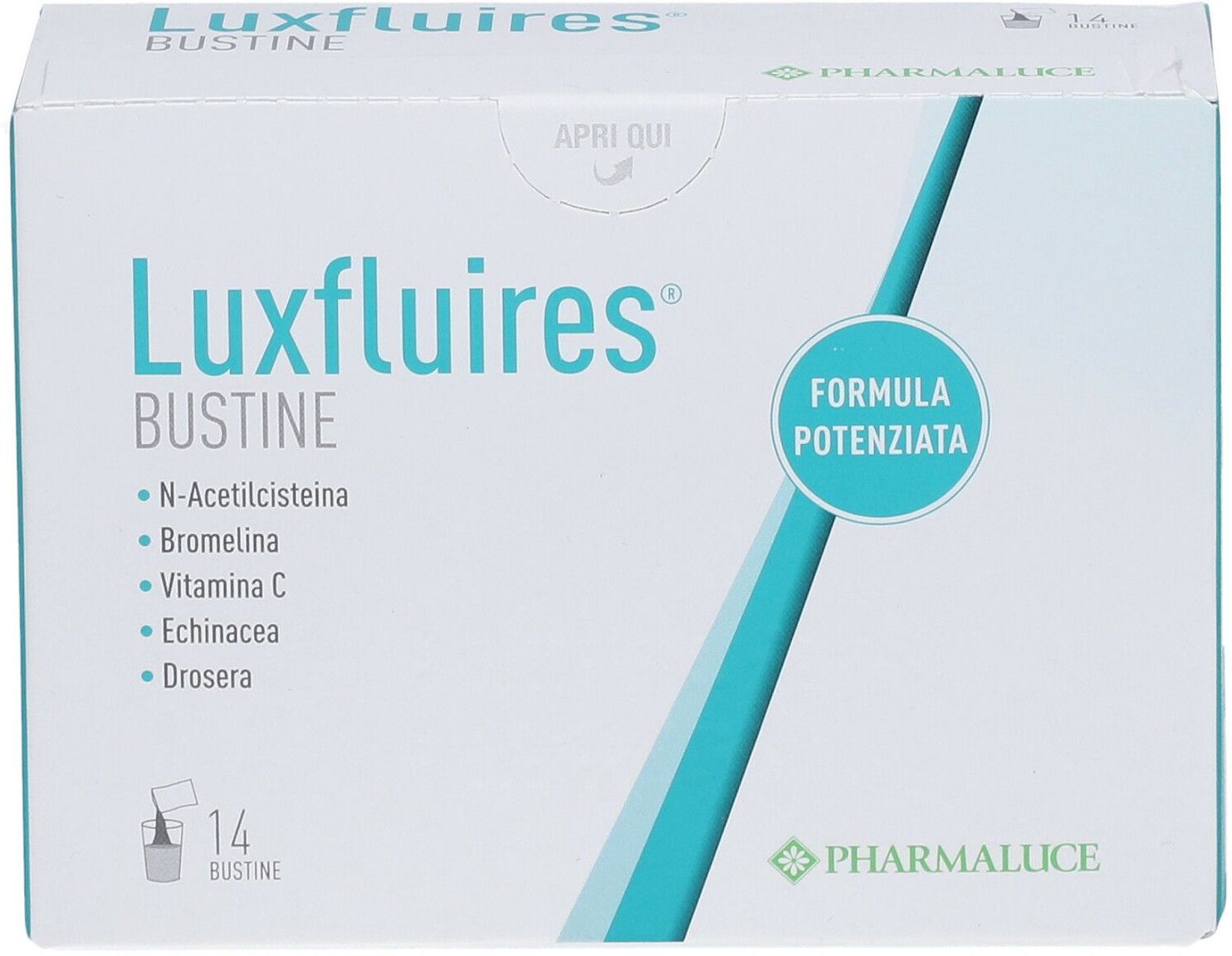 PHARMALUCE Srl Pharmaluce, Luxfluires, 14 bustine