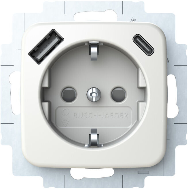 Busch-Jaeger Prise SCHUKO USB-A+C 20 EUCB2USBAC-214 (2CKA002011A6296)