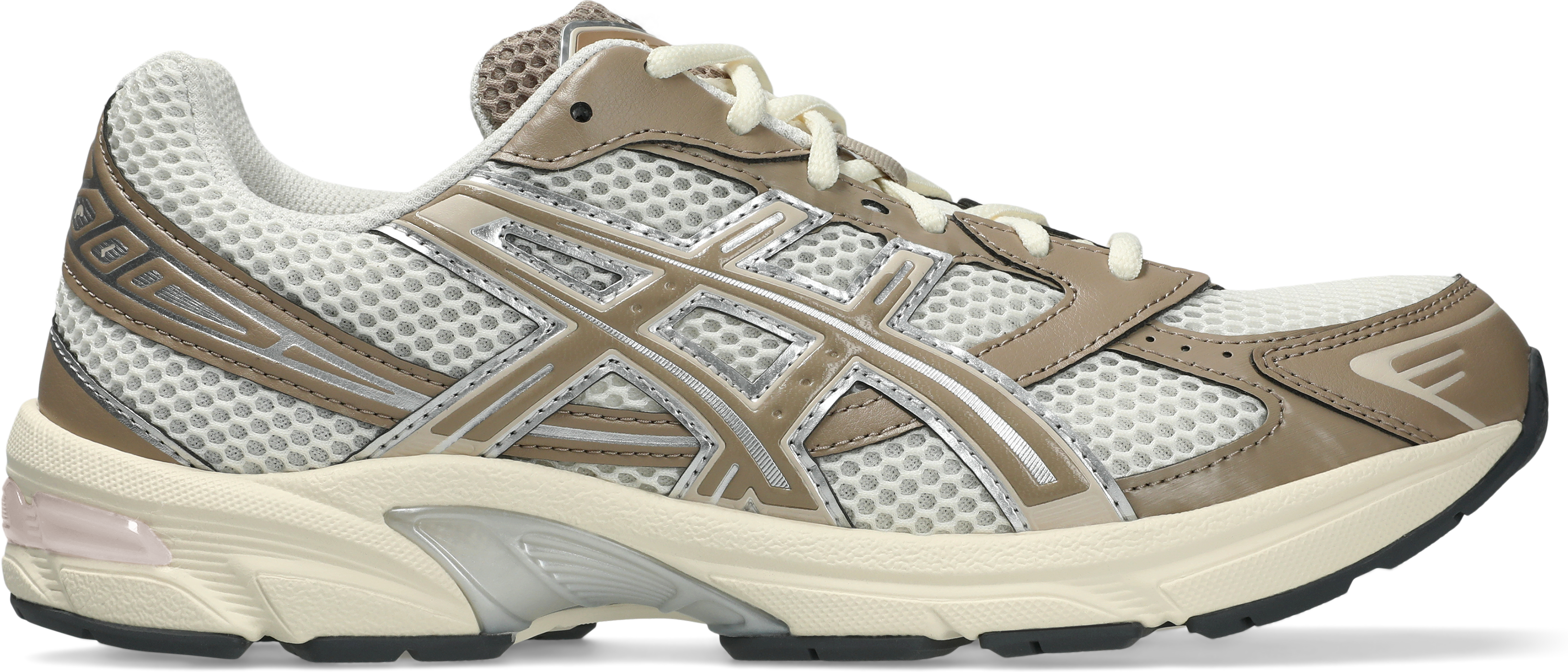 Sneaker ASICS "GEL-1130", Damen, Gr. 44,5, beige (cream, cinnamon), Textil, Schuhe Sneaker cream, cinnamon 44,5
