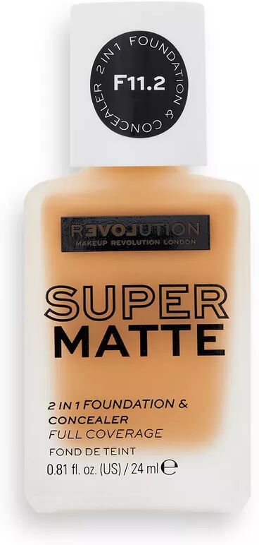 Revolution - Supermatte Foundation, Relove Supermatte Foundation F2, 24 ml, F.