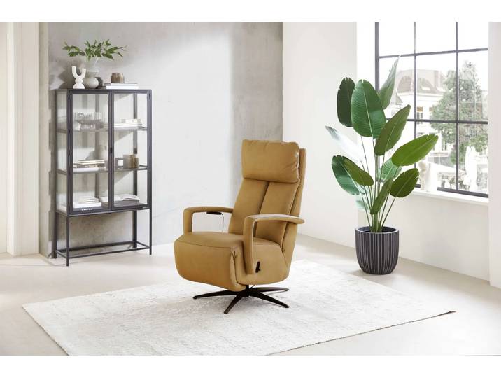 Leder Relaxsessel 130 inkl. 3-motorische Relaxfunktion mit
