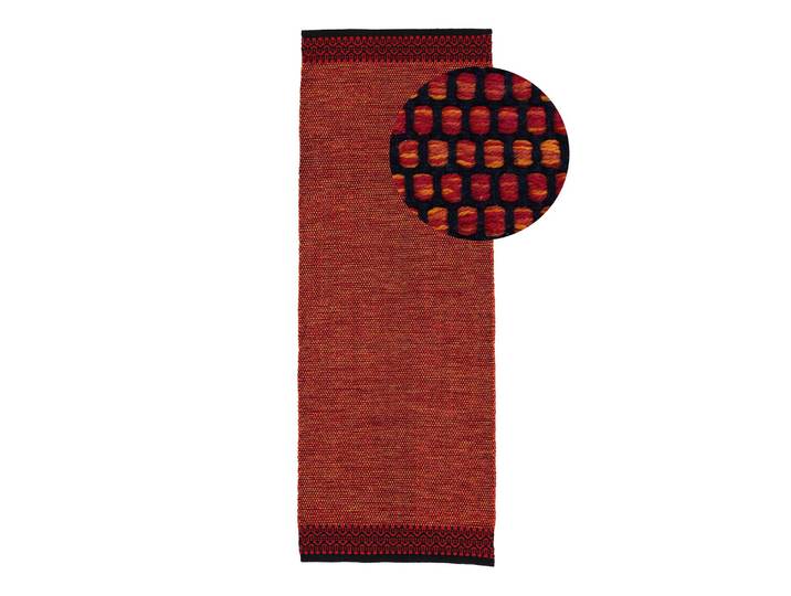 Tapis de couloir Kelim Mia 60 x 180cm Rouge/Rouge