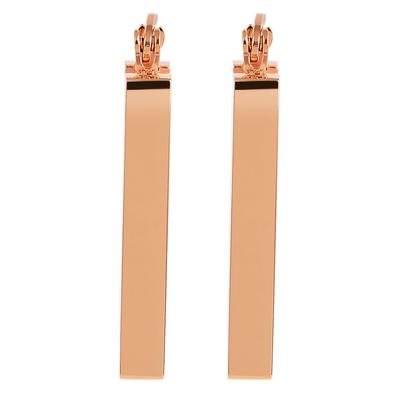 Paar Creolen ADELIA´S "Ohrringe – Creole aus Edelstahl", Damen, Gr. Damen, Edelstahl, rosa (gold), Ohrringe, Geschenkidee: zeitlos und vielseitig