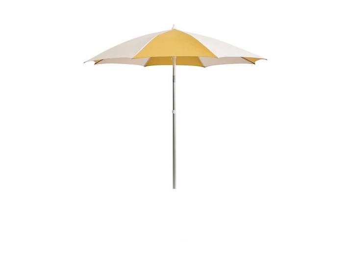 HAY Terrazza Octagon Sonnenschirm Off white-ochre