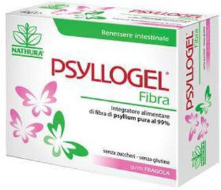Psyllogel Fibra Integratore Intestinale Gusto Fragola Senza Zucchero 20 Bustine