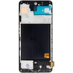 Samsung LCD display + Touch Unit + Front Cover A515 Galaxy A51 Black, Mobilgerät Ersatzteile, Schwarz