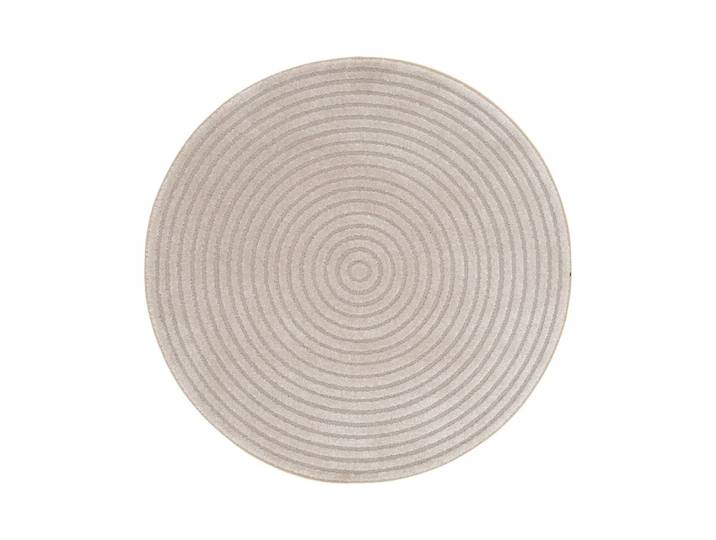 Tapis rond design avec effet relief 160 x 160 cm