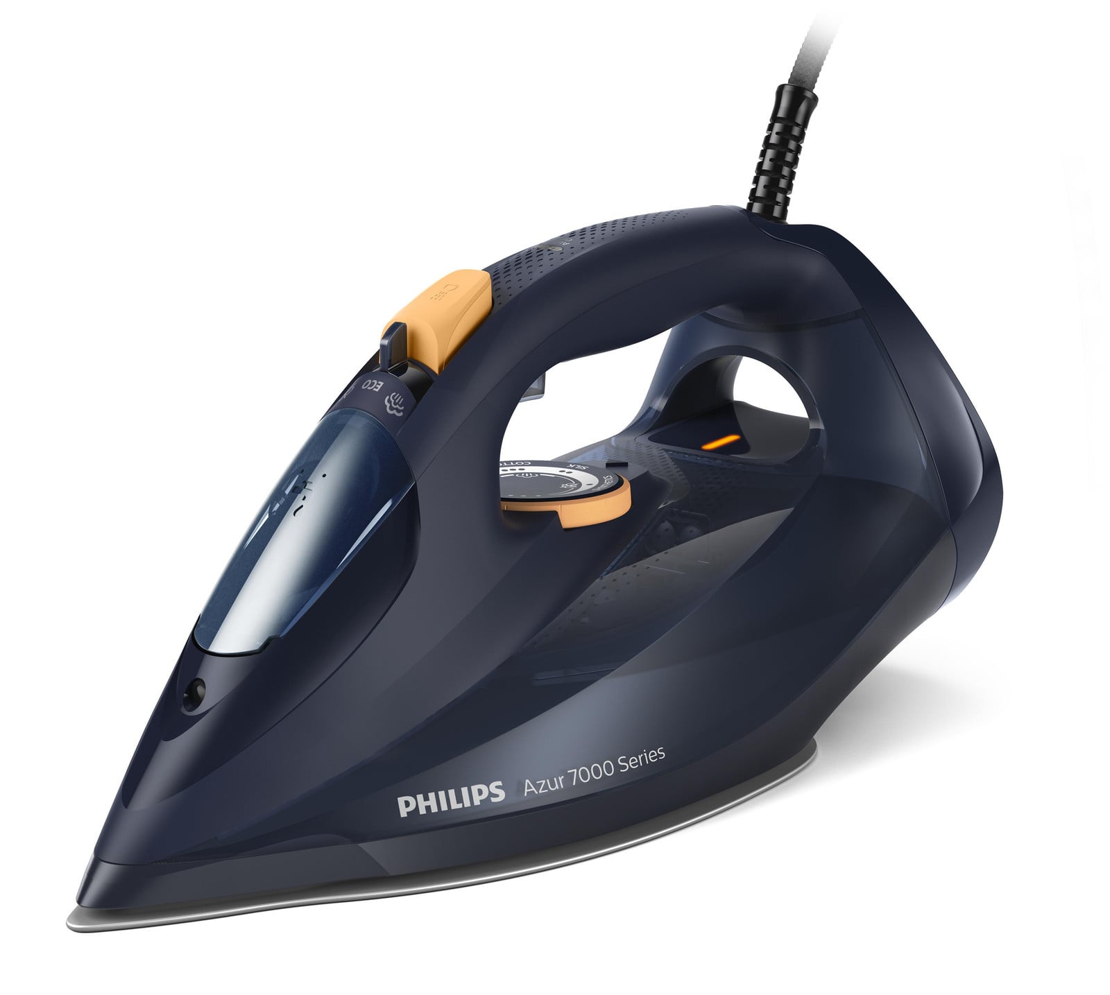 Philips Stoomstrijkijzer 7000-serie met keramische zool en anti-kalksysteem, 3000 W, blauw