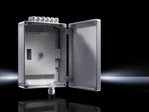 Rittal 7451.000 Installations-Gehäuse 180 x 254 x 90 Polycarbonat Lichtgrau (RAL 7035) 1St.