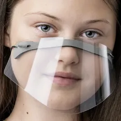 Mini-Nasen-Mund-Helm – grau