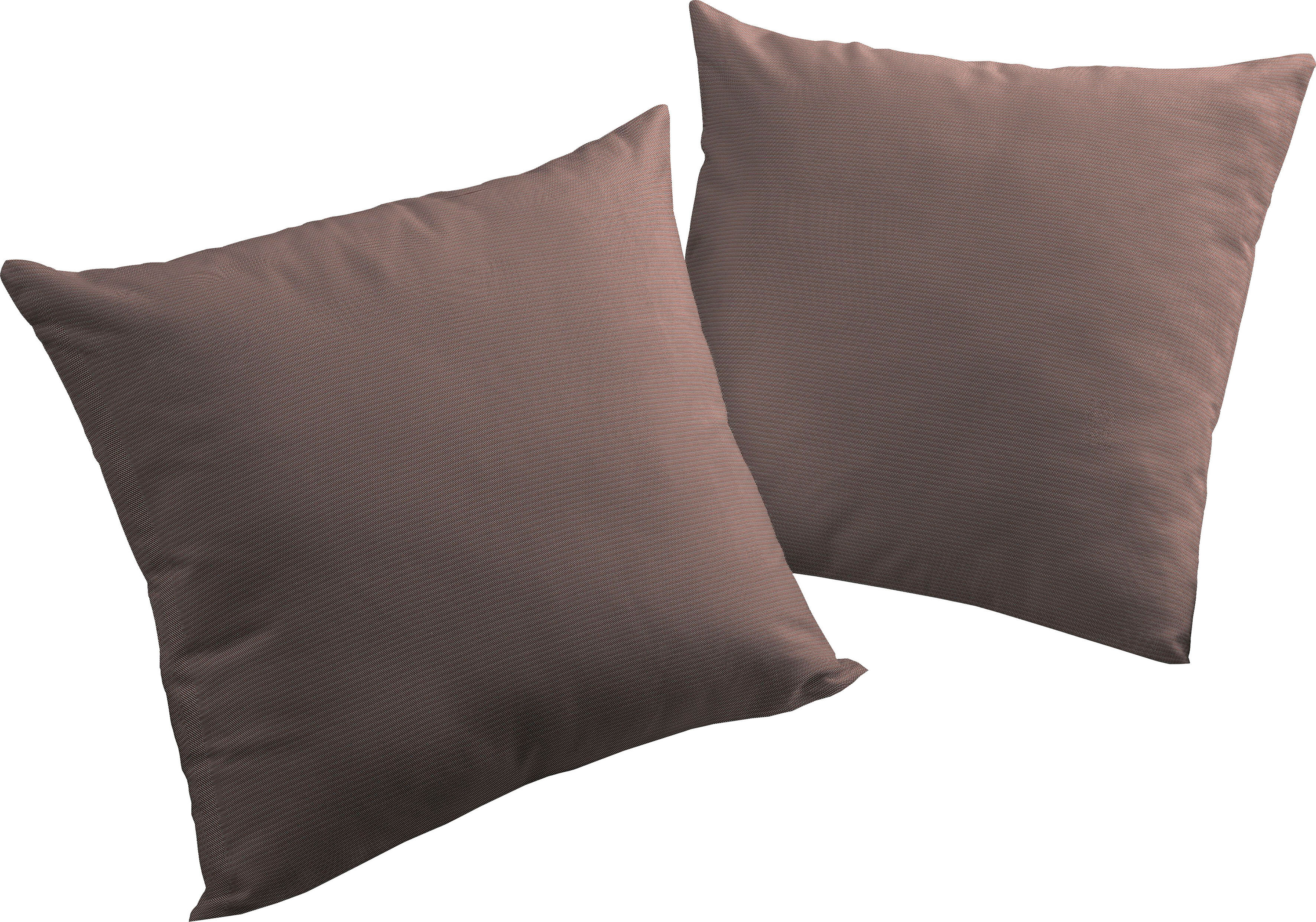 Dekokissen ADAM "Uni Collection", braun (kaffee, unifarben), B:50cm L:50cm, Baumwolle, Dekokissen_Sitzkissen_Kissenhüllen, Dekokissen, aus zertifizierter Bio-Baumwolle, Kissenhülle ohne Füllung, 1 Stück kaffee, unifarben B/L: 50cm x 50cm, 1 Stk.