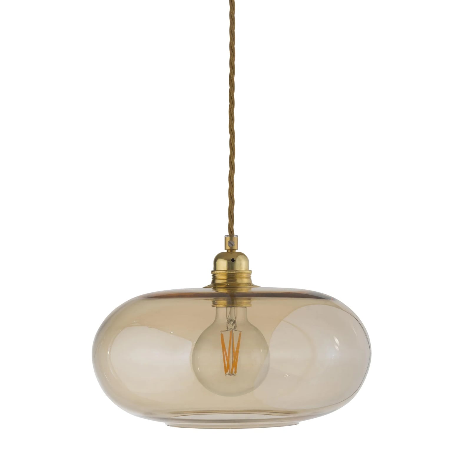 EBB & FLOW Horizon hanglamp gouden rook Ø 29 cm
